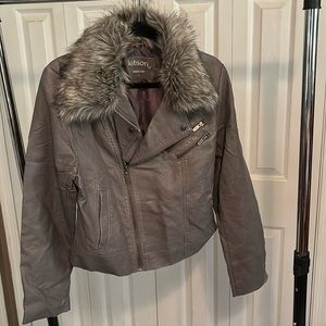 Kitson LA Jacket With Fur